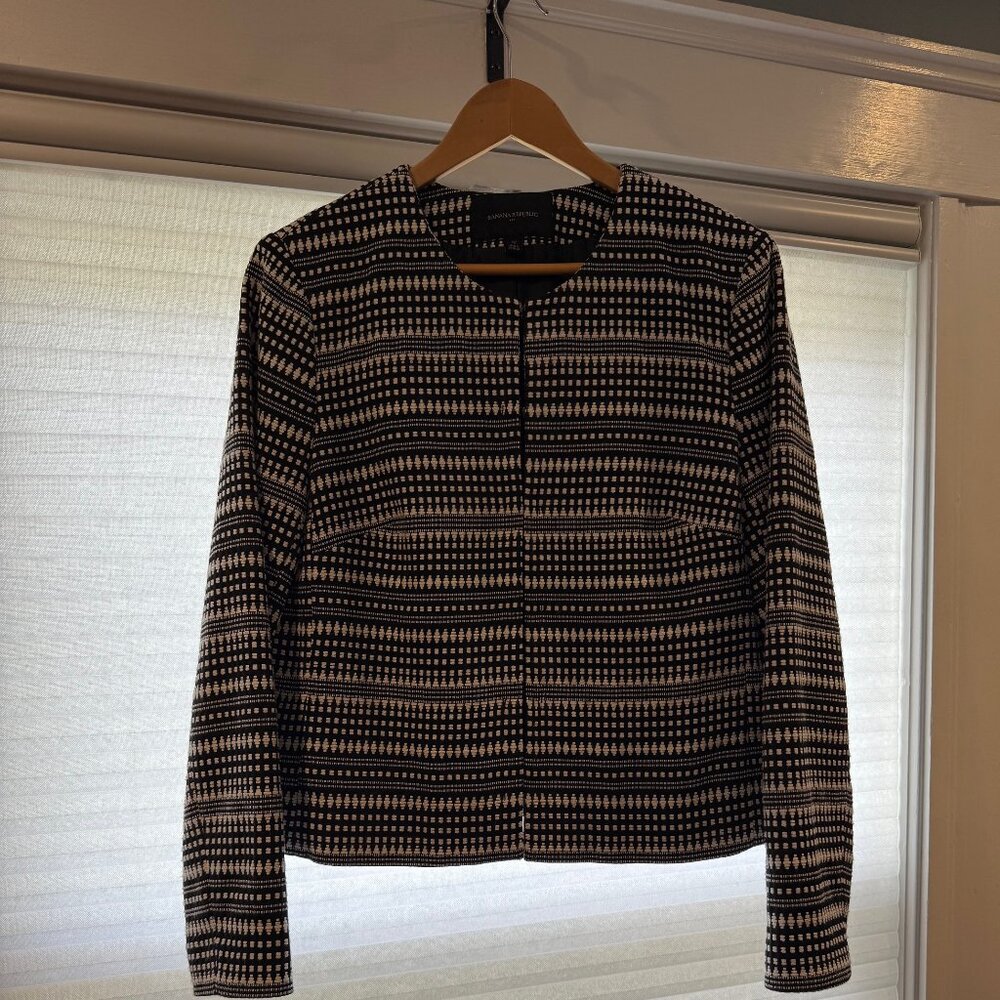 Banana Republic Black and White Blazer